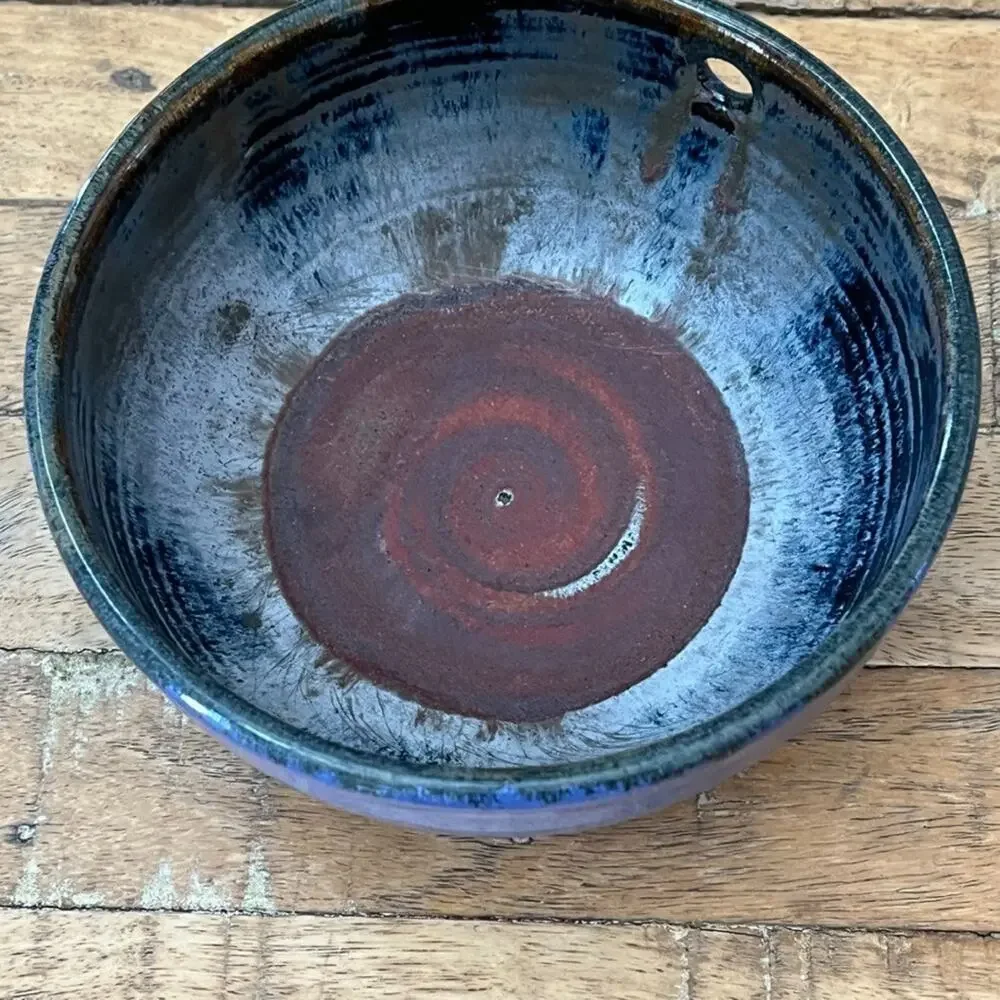 Handmade Studio Pottery Yarn Bowl 6